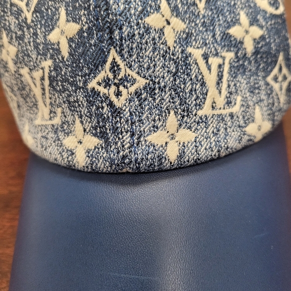 Louis Vuitton Jacquard Denim Cap -Adjustable Straps - Picture 2 of 6